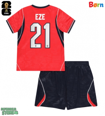 England Eberechi Eze #21 Replika Babytøj Udebanesæt Børn VM 2026 Kortærmet (+ Korte bukser)